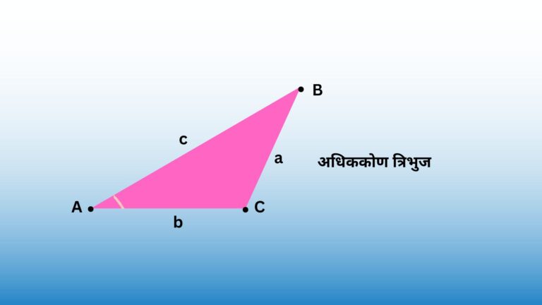 Obtuse Triangle in hindi