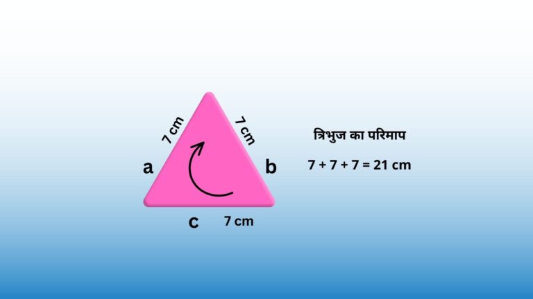 त्रिभुज का परिमाप | Perimeter of Triangle in Hindi