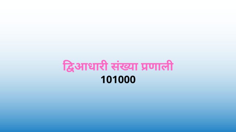 binary number system in Hindi